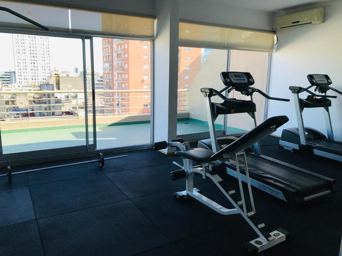 Apartamento Centrico Y Moderno Con Balcon, Piscina, Gimnasio Y Laundry Buenos Aires Esterno foto