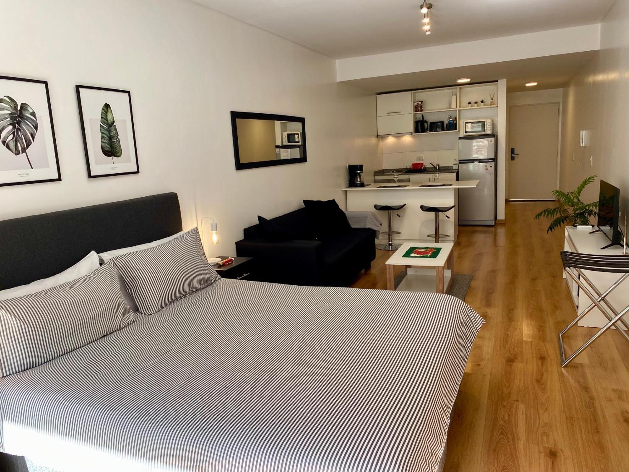 Apartamento Centrico Y Moderno Con Balcon, Piscina, Gimnasio Y Laundry Buenos Aires Esterno foto