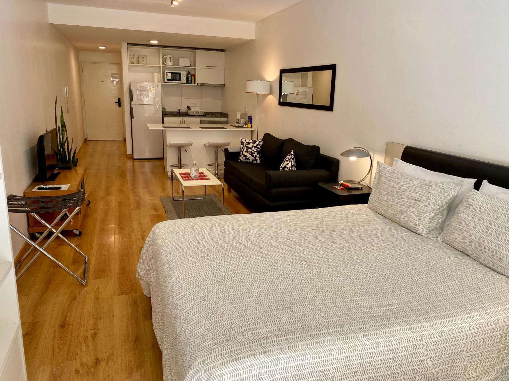 Apartamento Centrico Y Moderno Con Balcon, Piscina, Gimnasio Y Laundry Buenos Aires Esterno foto